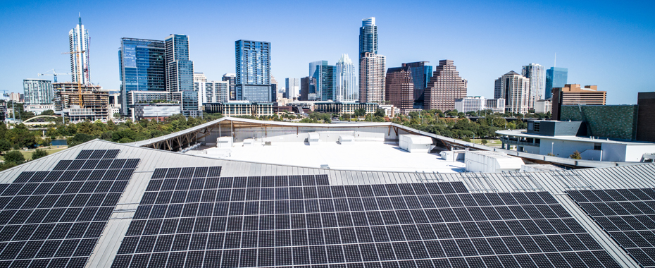 solar panels rooftop